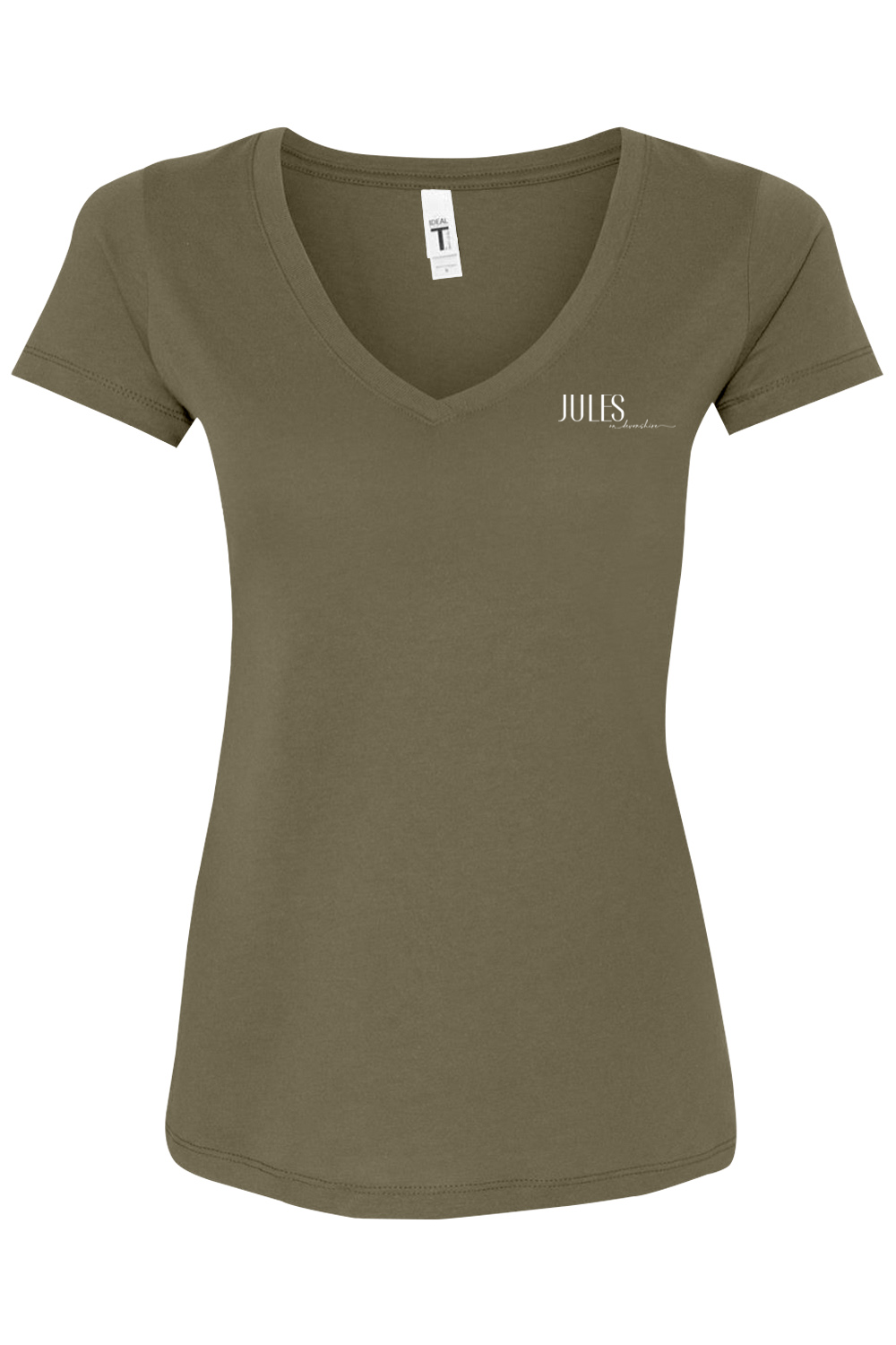 Jules on Devonshire Women's V-neck T-Shirt