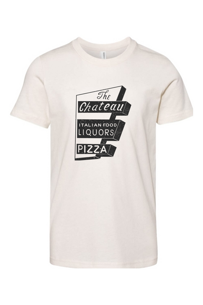 Chateau Throwback Sign Cotton T-Shirt - Youth