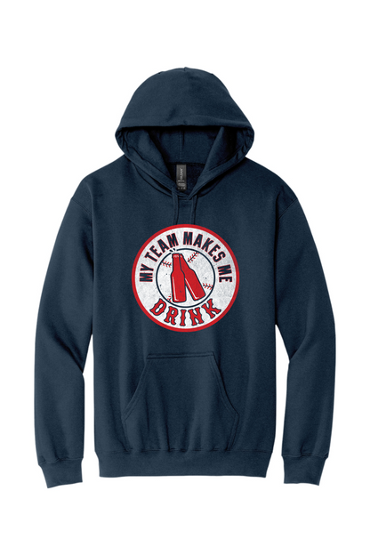 My Team Makes Me Drink Standard Hoodie - Mens