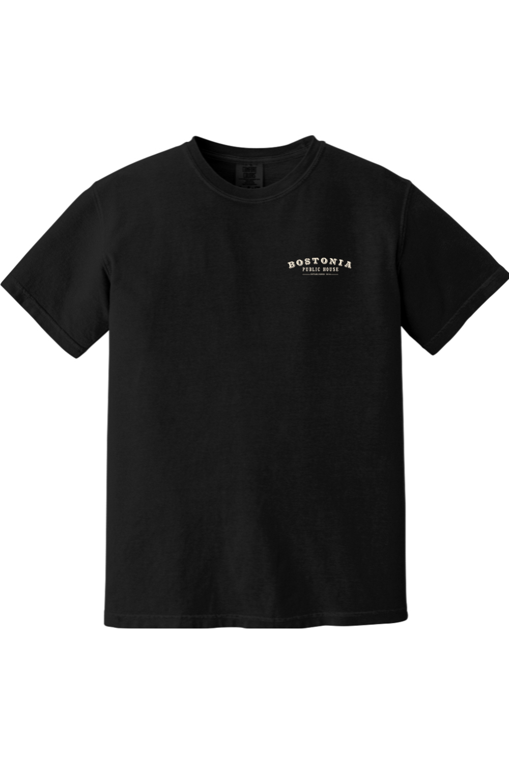 Bostonia Map Comfort Colors Short Sleeve Shirt - Men's