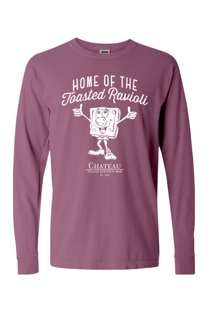 Chateau Home of the Toasted Rav Comfort Colors Long Sleeve T-Shirt - Unisex