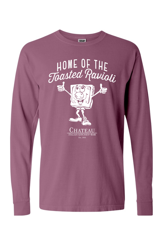 Chateau Home of the Toasted Rav Comfort Colors Long Sleeve T-Shirt - Unisex