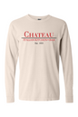Chateau Italian Kitchen & Bar Large Logo Comfort Colors Long Sleeve T-Shirt - Mens