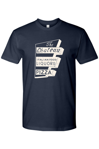 Chateau Throwback Sign Cotton T-Shirt - Unisex