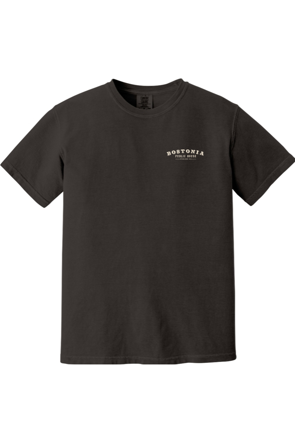 Bostonia Map Comfort Colors Short Sleeve Shirt - Men's