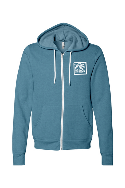 15 Walnut Sponge Fleece Full-Zip Hoodie - Unisex