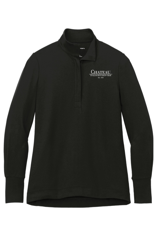 Chateau Italian Kitchen and Bar Embroidered 1/4-Zip - Women's