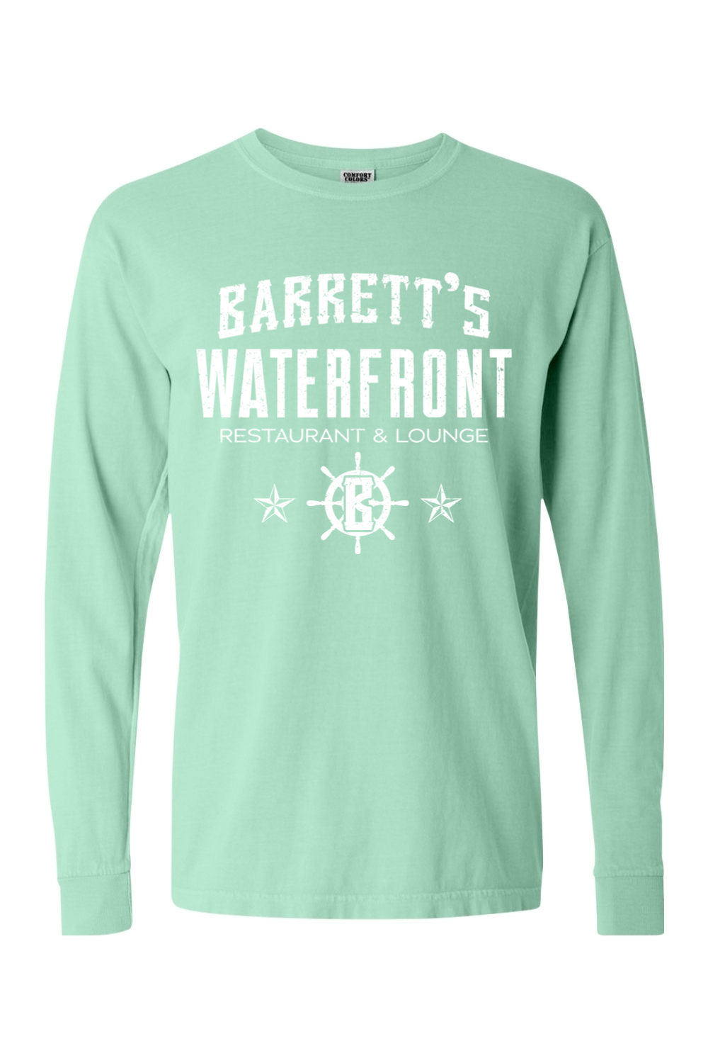 Barrett's Waterfront Comfort Colors Long Sleeve T-Shirt - Mens