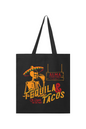 Alma Cantina 'Til Death Canvas Tote Bag