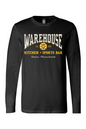 Warehouse Kitchen + Sports Bar Boston Hockey Cotton Long Sleeve T-shirt - Unisex