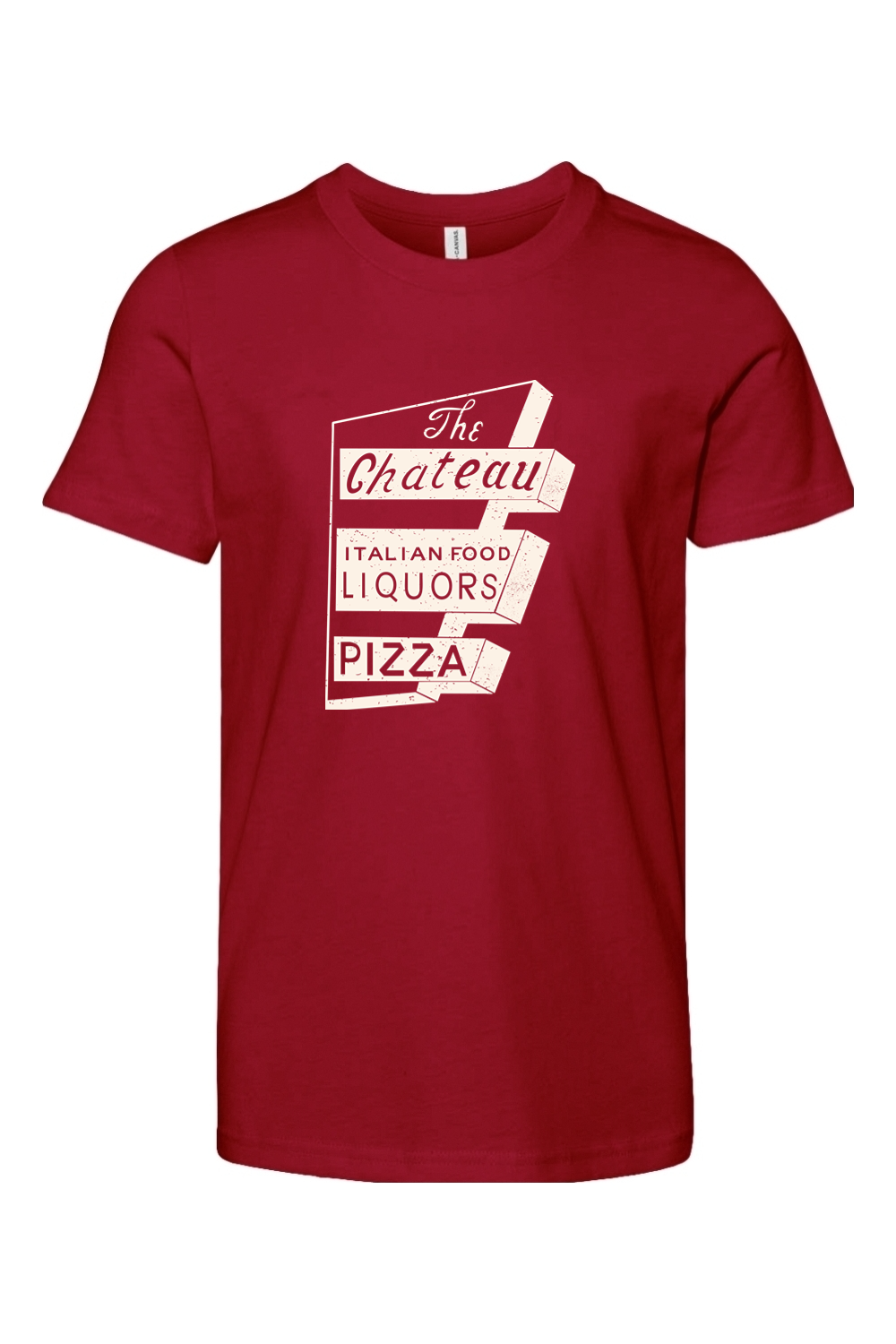 Chateau Throwback Sign Cotton T-Shirt - Youth