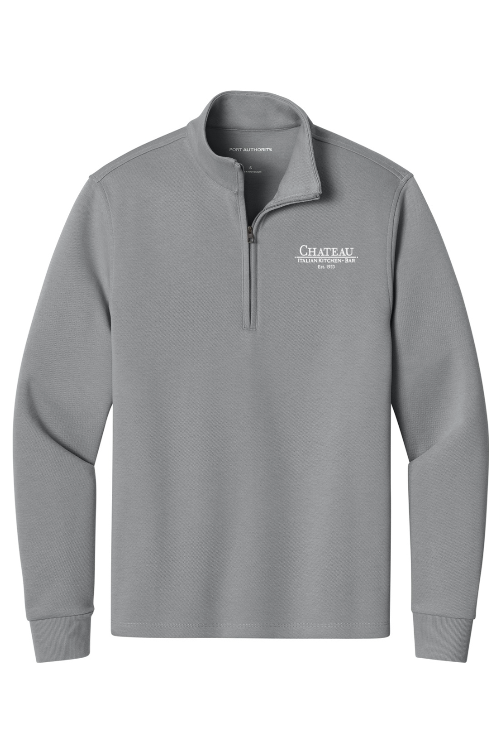Chateau Embroidered Logo Double Pique 1/4-Zip