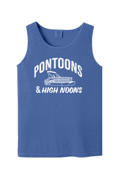 Pontoon Time Comfort Colors Tank Top - Men's