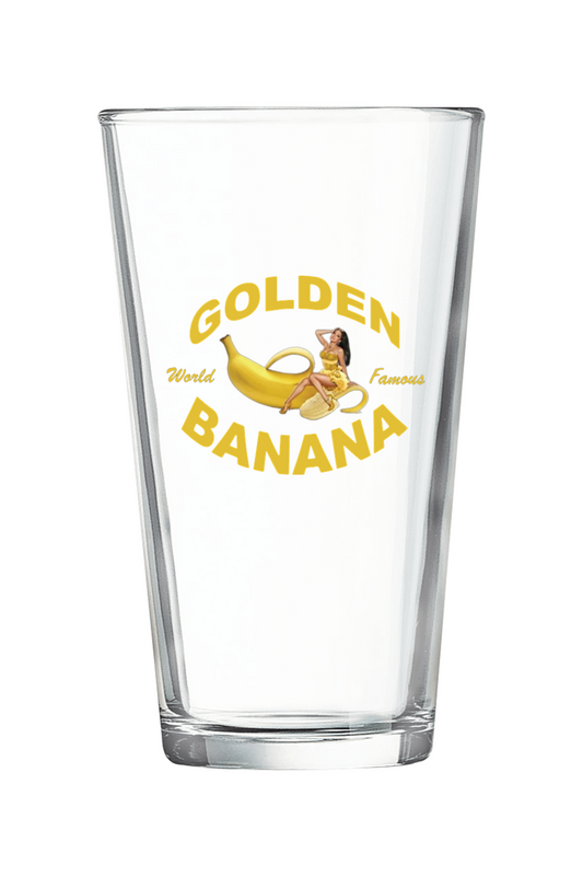 Golden Banana 16 oz. Pint Glass
