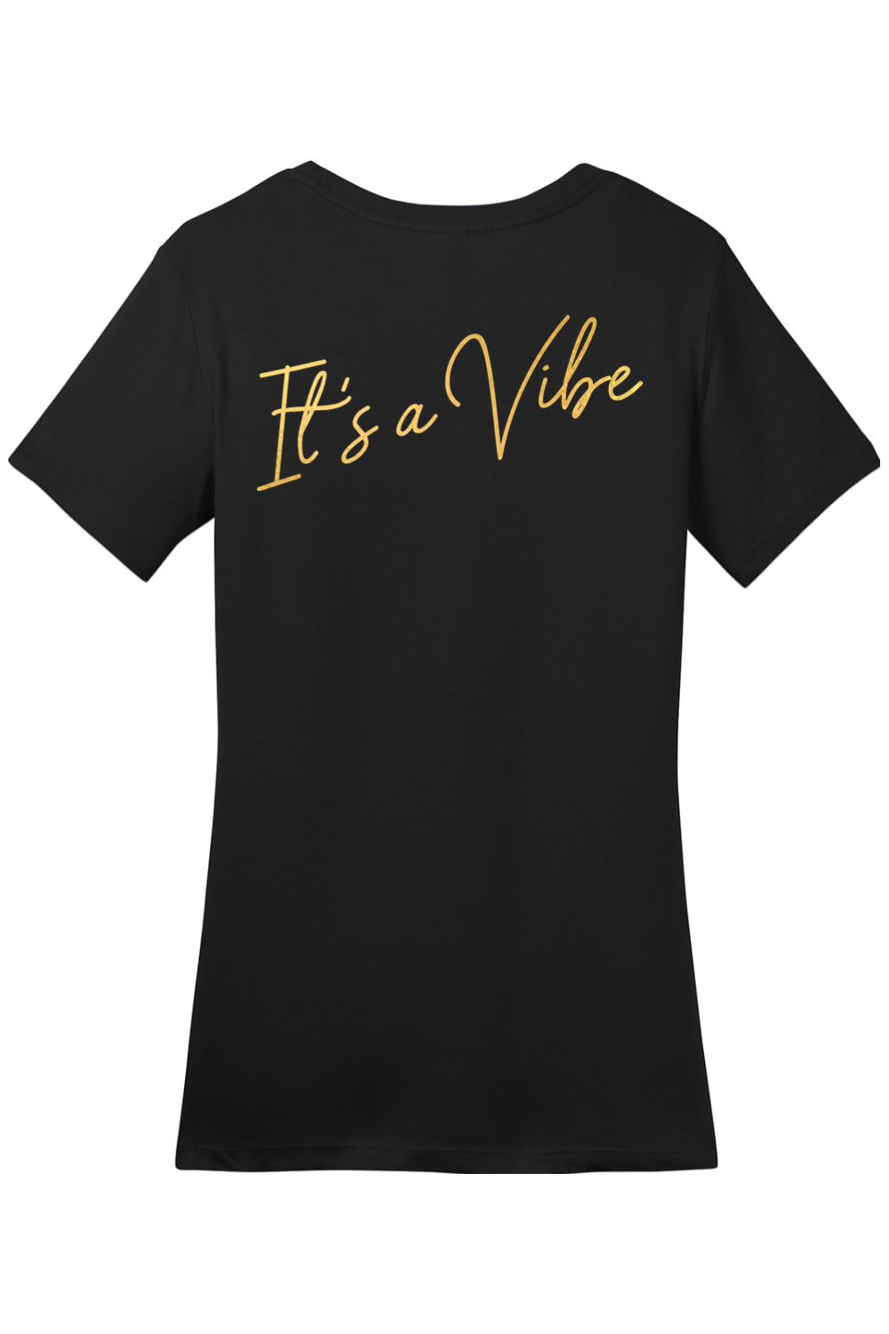 Velvet Vine Gold Its a Vibe Cotton T-Shirt - Women's