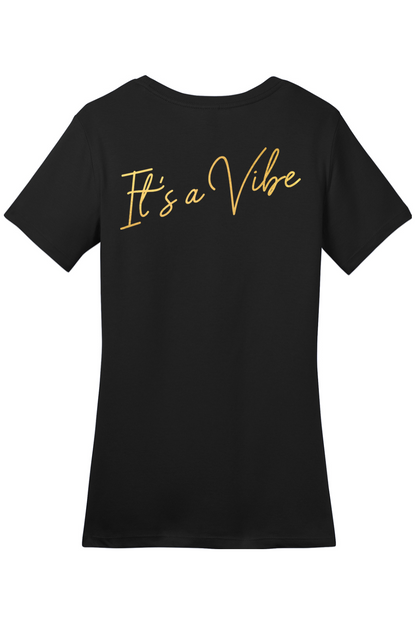 Velvet Vine Gold Its a Vibe Cotton T-Shirt - Women's