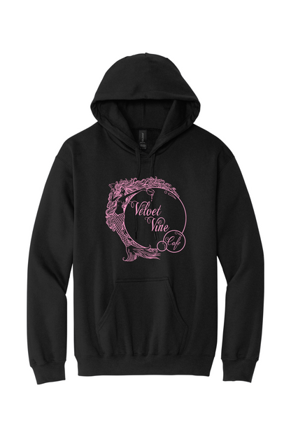 Velvet Vine Pink Logo Sponge Fleece Hoodie - Men's