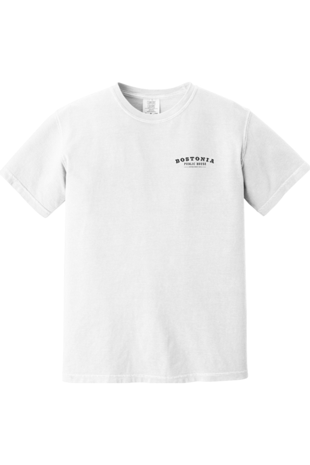 Bostonia Map Comfort Colors Short Sleeve Shirt - Men's