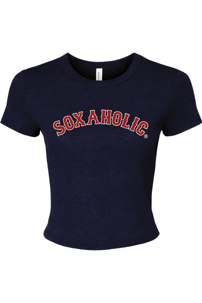 Soxaholic Ribbed Baby Tee - Women's