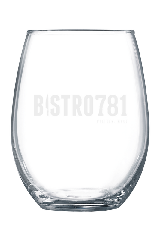 Bistro781 Engraved 15 oz. Stemless Wine Glass