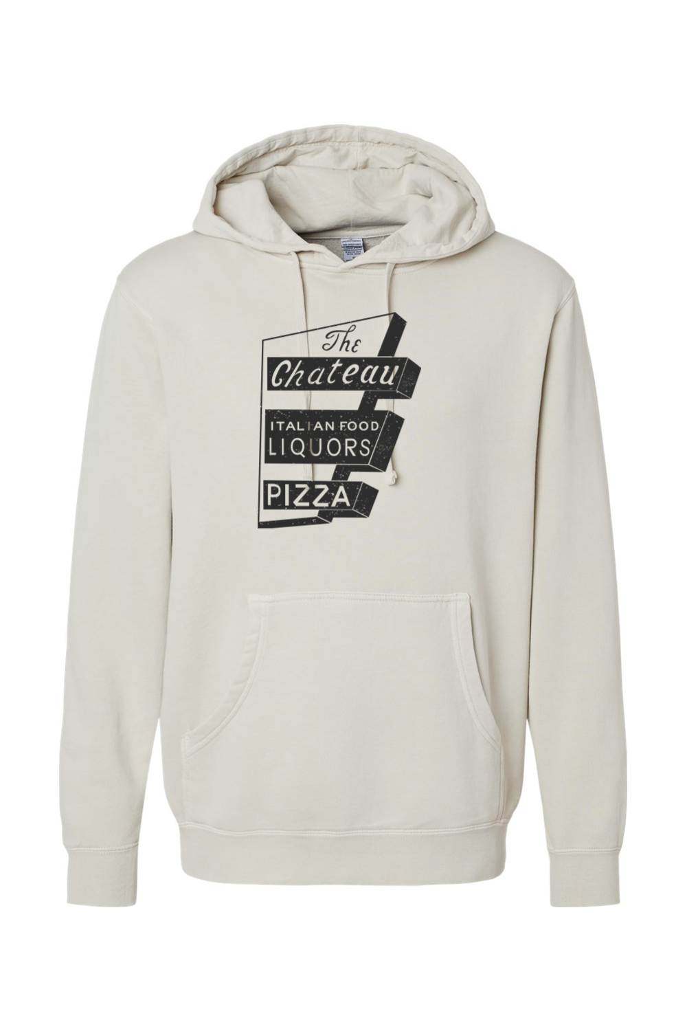 Chateau Throwback Sign Pigment-Dyed Hoodie - Unisex Adult