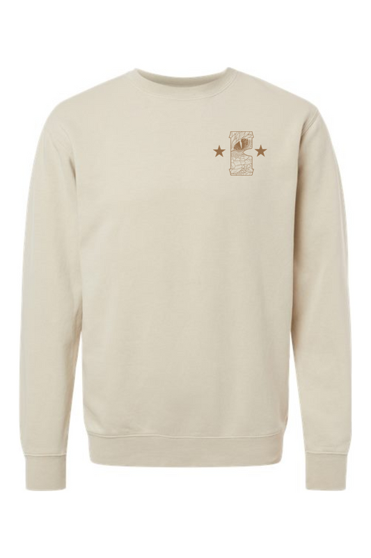 Barrett's Alehouse Dragon's Blood Pigment-Dyed Crewneck Sweatshirt - Unisex