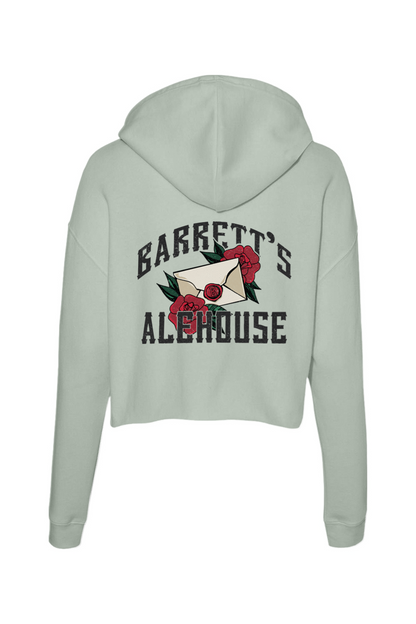 Barrett's Rose Letter Cropped Hoodie - Women's