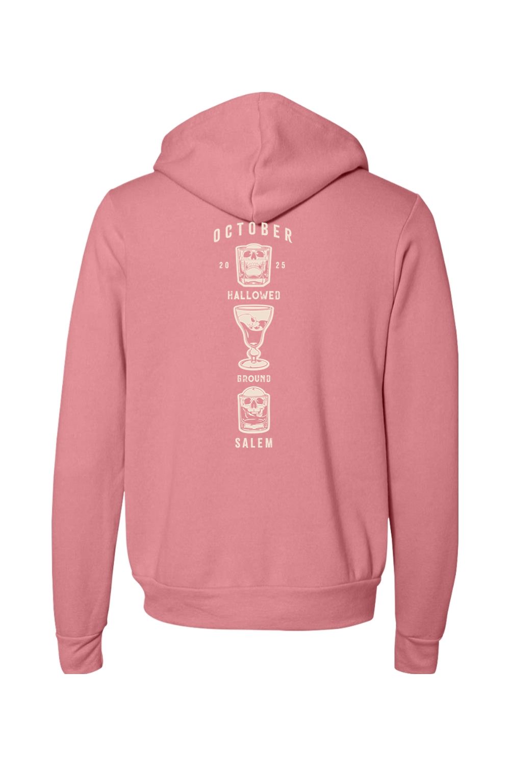 Hallowed Ground Skull October 2025 Sponge Fleece Full-Zip Hoodie - Unisex