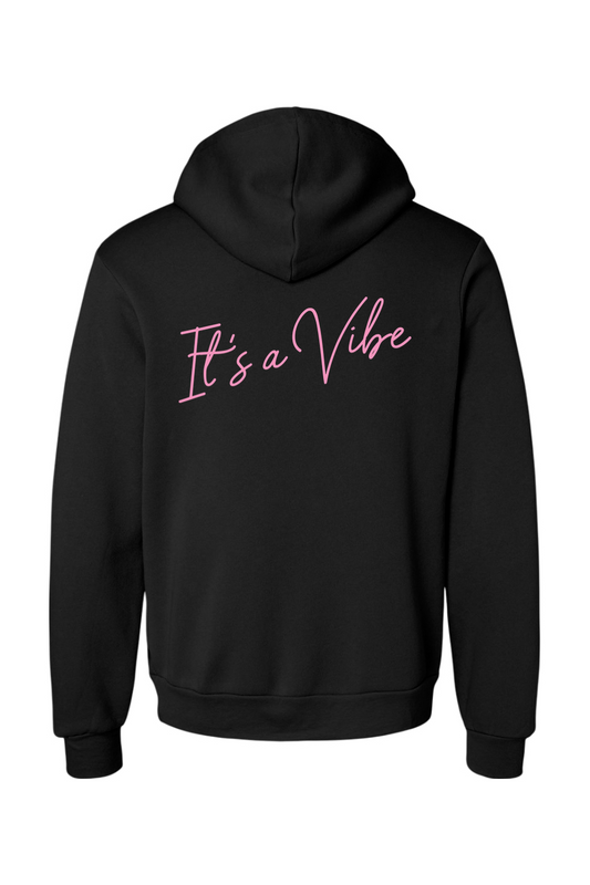 Velvet Vine Pink Logo Sponge Fleece Hoodie - Men's