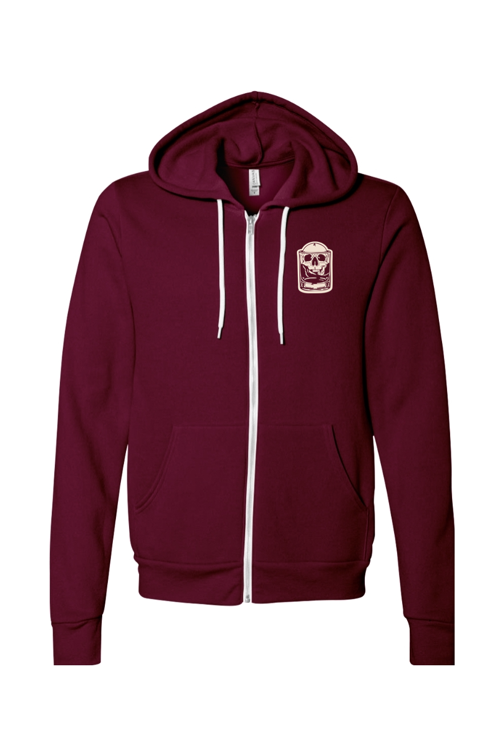 Hallowed Ground Skull October 2025 Sponge Fleece Full-Zip Hoodie - Unisex