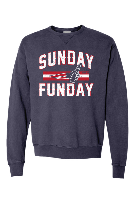 Sunday Funday Garment Dyed Crewneck Sweatshirt - Men's