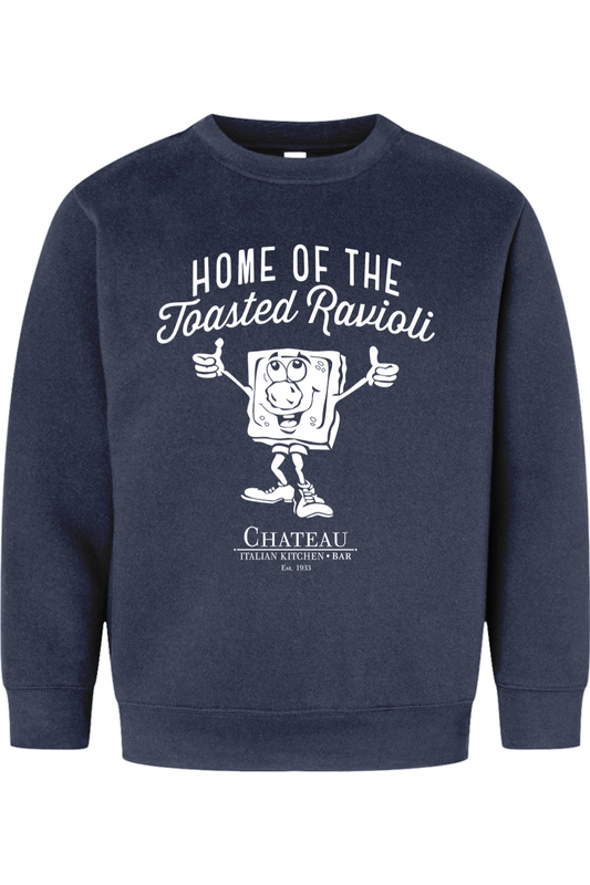 Chateau Home of the Toasted Ravioli Crewneck Sweatshirt - Youth