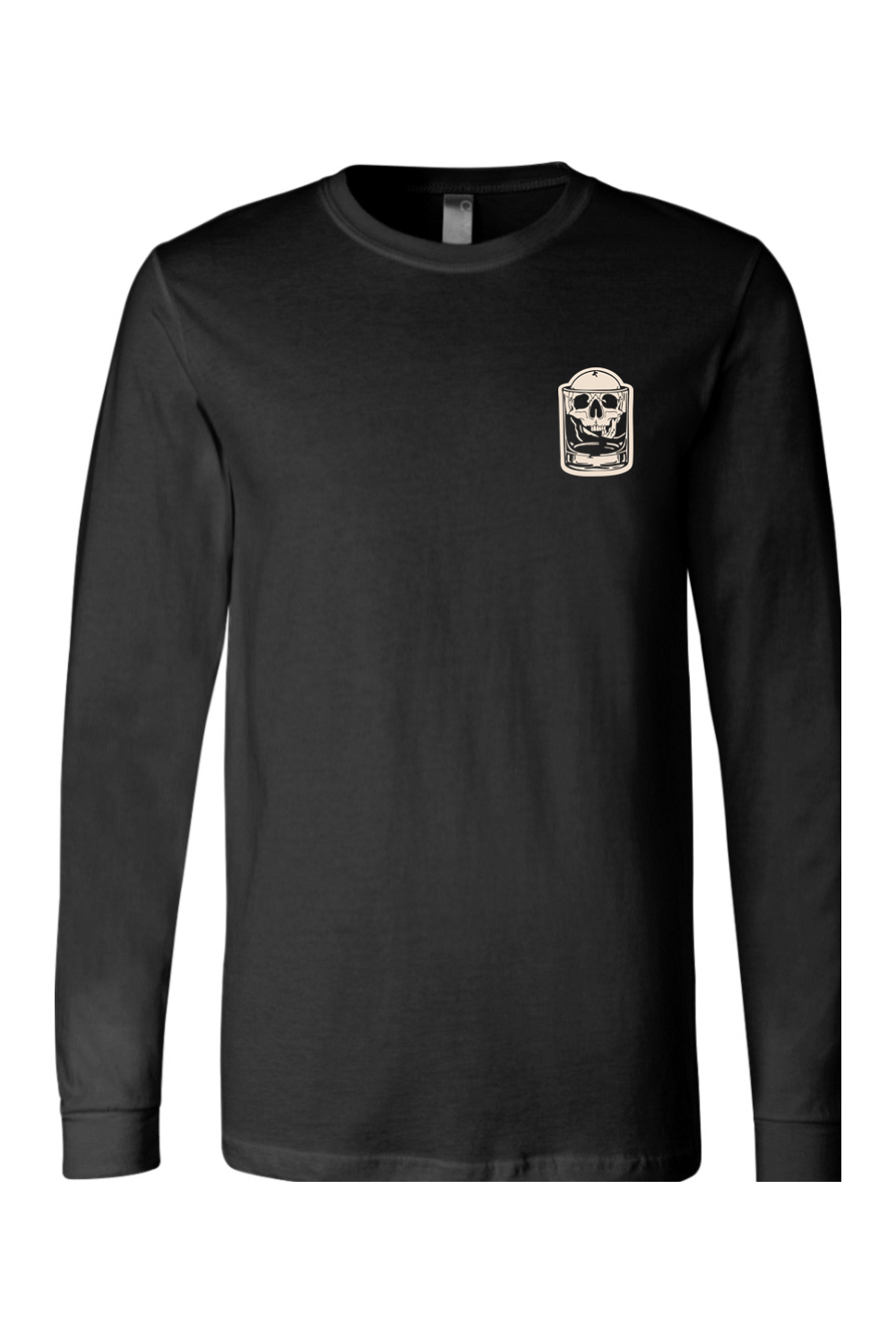 Hallowed Ground Skull October 2025 100% Cotton Long Sleeve T-Shirt - Mens