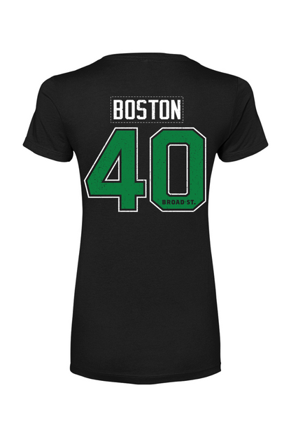 Warehouse Kitchen + Sports Bar Boston Clover Cotton Blend T-Shirt - Women's