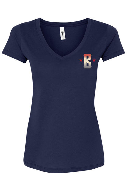 Barrett's Alehouse Cheers to 250 Years Cotton Blend V-Neck T-Shirt - Women's