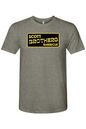 Scott Brothers Barbecue Black N' Gold Logo Triblend T-Shirt - Unisex