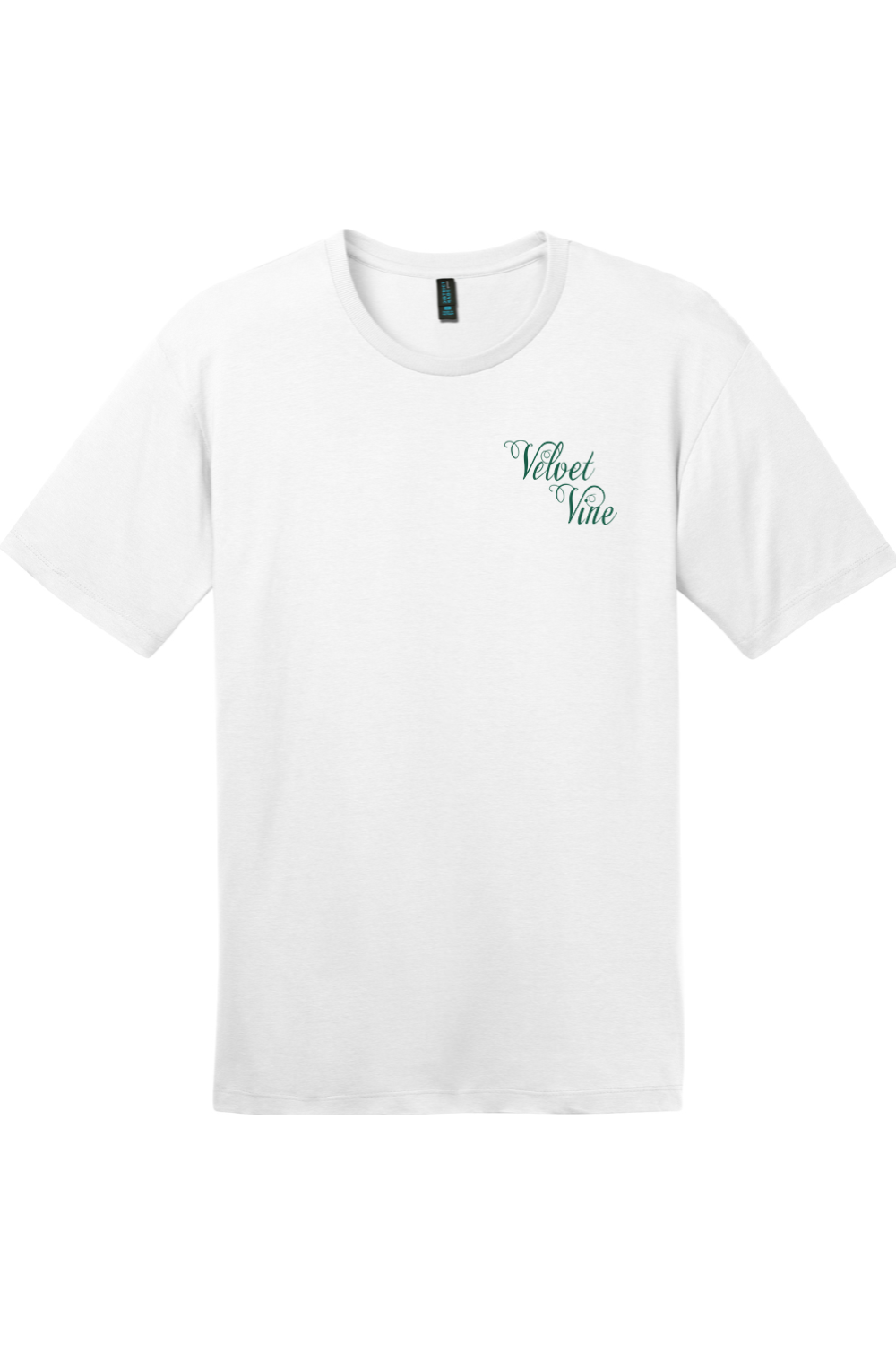 Velvet Vine Green Logo with Front & Back Cotton T-Shirt - Unisex