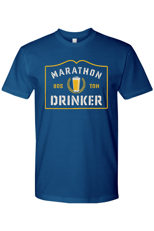 Marathon Drinker Boston Cotton T-Shirt - Men's
