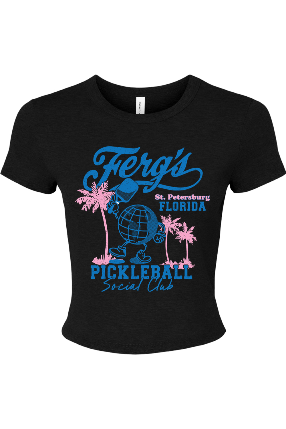 Ferg's Pickleball Social Club Color Rib Baby Tee - Women's *Limited Stock*