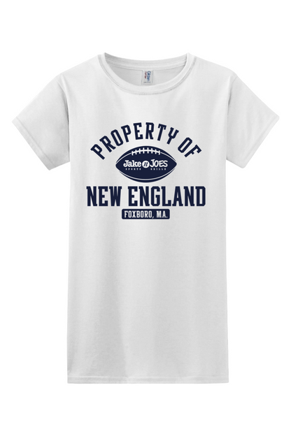 Jake n JOES Property of NE Cotton T-Shirt - Women