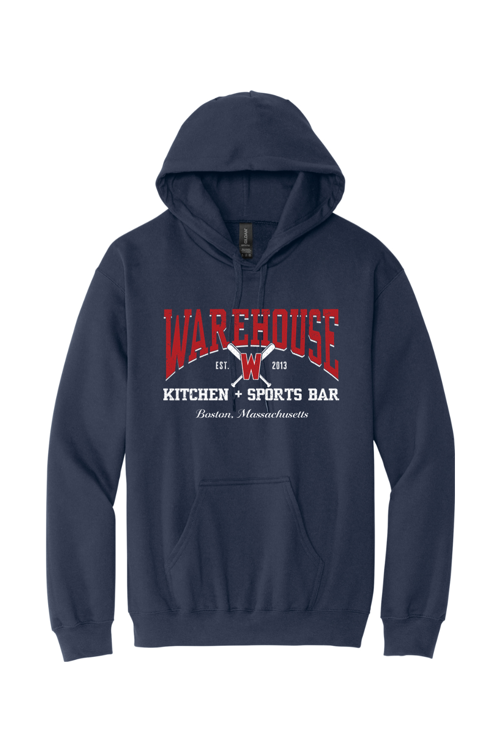Warehouse Kitchen + Sports Bar Baseball Hoodie - Unisex