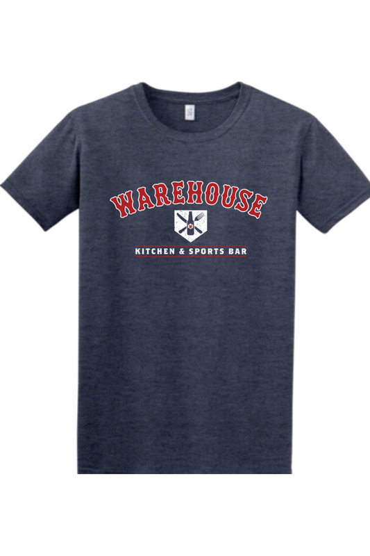Warehouse Kitchen + Sports Bar Baseball Relaxed Fit Cotton T-Shirt - Unisex