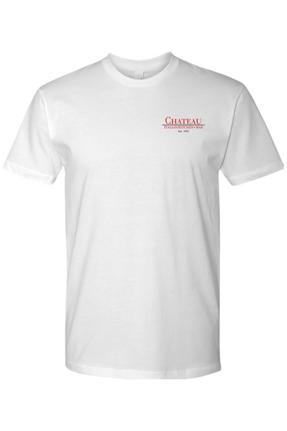Chateau Italian Kitchen & Bar Small Logo Cotton T-Shirt - Unisex