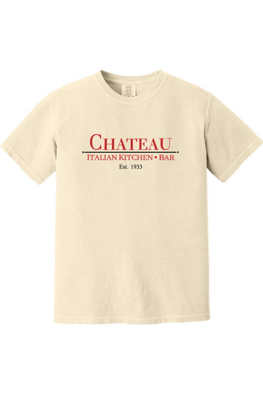 Chateau Italian Kitchen & Bar Large Logo Comfort Colors T-Shirt - Unisex Adul