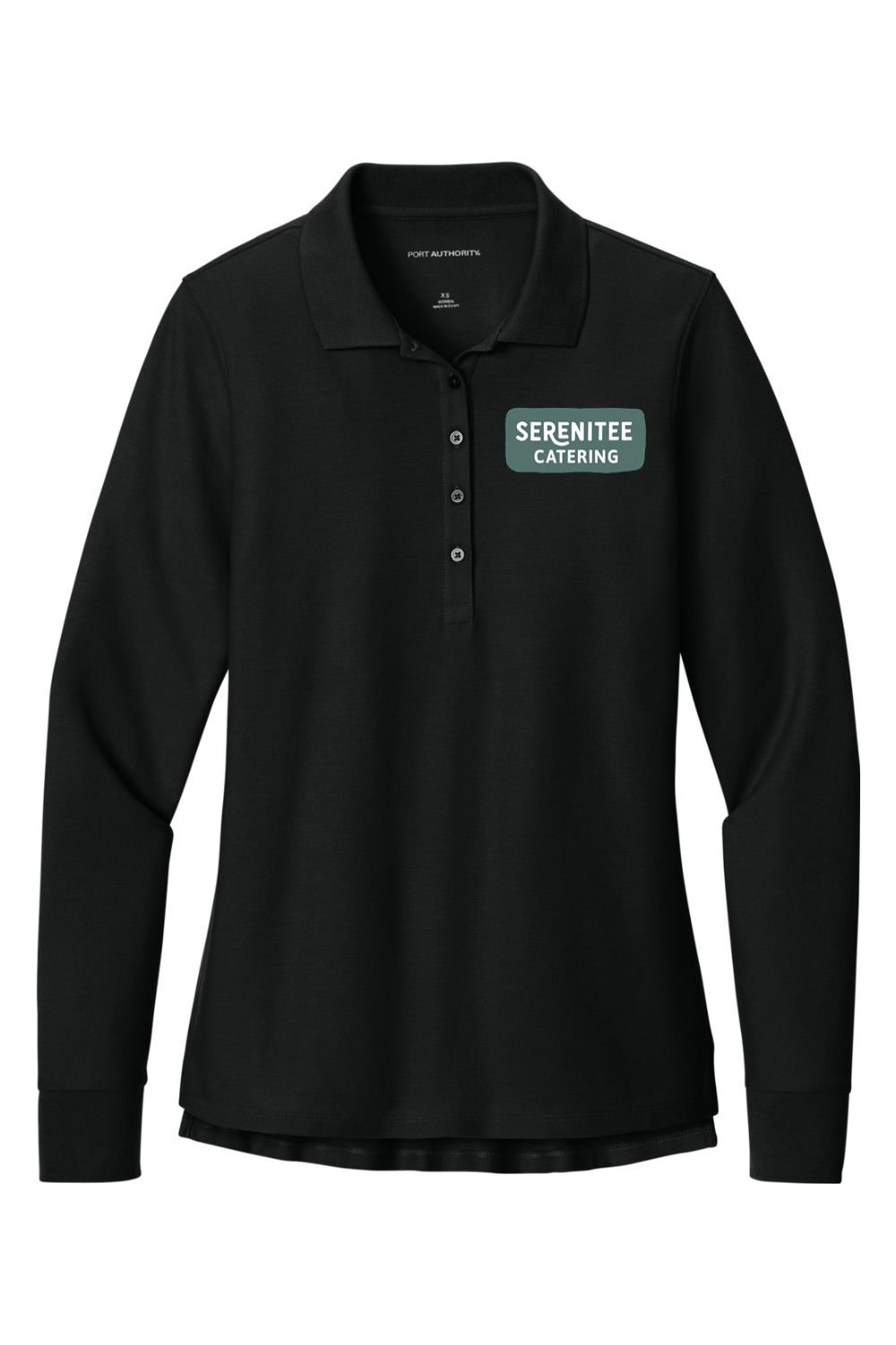 Serenitee Catering Long Sleeve Polo - Women's