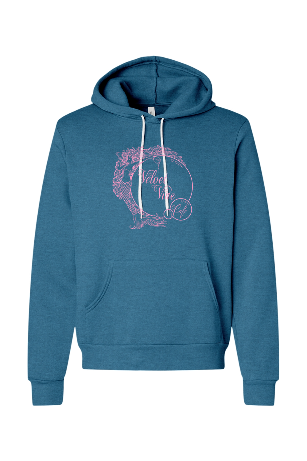 Velvet Vine Pink Logo Sponge Fleece Hoodie - Men's