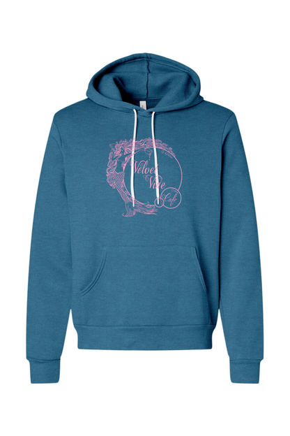 Velvet Vine Pink Logo Sponge Fleece Hoodie - Men's