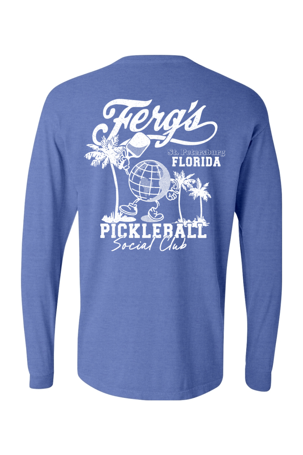 Ferg's Pickleball Social Club Comfort Colors Long Sleeve T-Shirt - Unisex