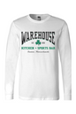 Warehouse Kitchen + Sports Bar Boston Clover Cotton Long Sleeve T-Shirt - Unisex