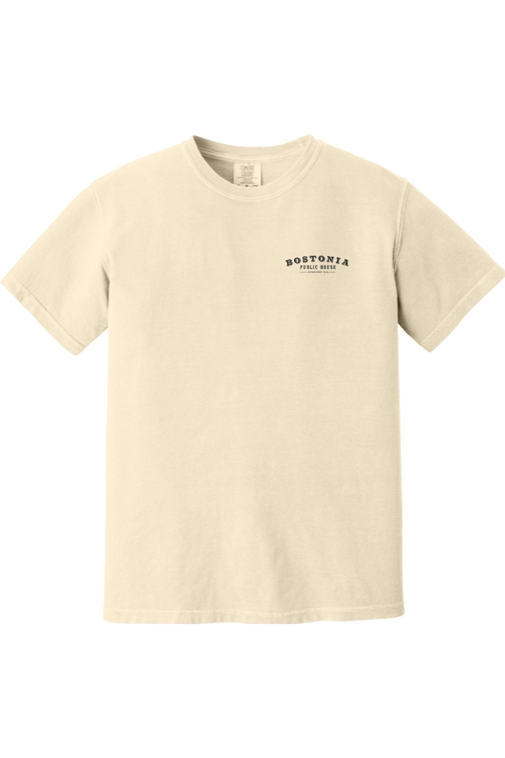 Bostonia Map Comfort Colors Short Sleeve Shirt - Men's